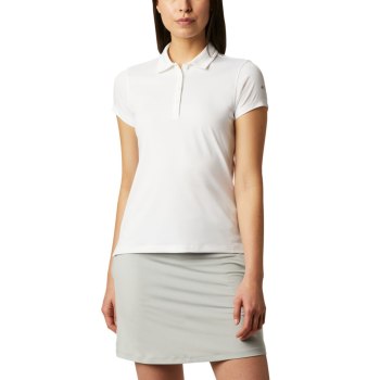 Columbia Ženske Polo Majice - Birdie Golf Bijele | MOEP-10864